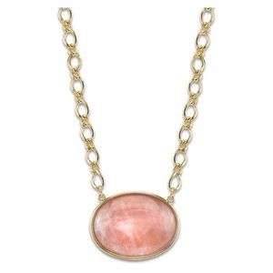 2028 jewelry gemstone oval stone neklace
